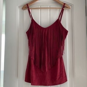 Fringe tank top